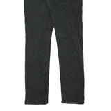 LEVI'S Mens Slim Black Denim Jeans Cotton Blend W30 L31 Classic Zip Closure