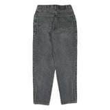LEVI'S Womens Regular Fit Black Denim Jeans W28 L29 Classic Cotton Blend Zip