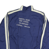 ADIDAS Mens Navy & White Colorguard Track Jacket L Polyester Blend Striped