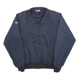 PUMA Mens Navy Blue Zip Jacket S Polyester Blend Plain Lightweight Casual