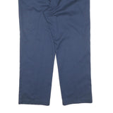 DICKIES Mens Cotton Navy Regular Fit Straight Leg Trousers W38 L30 Workwear