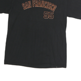 GENUINE MERCHANDISE Mens Black San Francisco 55 Graphic T-Shirt L Short Sleeve