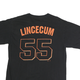 GENUINE MERCHANDISE Mens Black San Francisco 55 Graphic T-Shirt L Short Sleeve