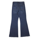 CELEBRITY PINK Womens Regular Fit Flared Denim Dark Wash Jeans W28 L32 Braided