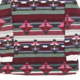 BLAIR Womens Multi Colour Patterned Crew Neck Chunky Knit L Polyester Jumper