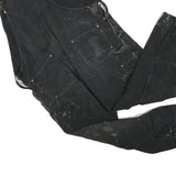 CARHARTT Mens Black Cotton Blend Dungarees Regular Fit Durable Workwear 2XL W50