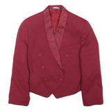 PACHINCO Womens Red Button Jacket XS Polyester Blend Tailored Elegant Blazer