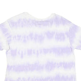CHAMPION Mens White & Lilac Tie Dye T-Shirt M Short Sleeve Crew Neck Cotton
