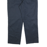 DICKIES Mens Navy Blue Regular Fit Straight Leg Trousers W40 L30 Workwear