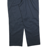 DICKIES Mens Navy Blue Regular Fit Straight Leg Trousers W40 L30 Workwear