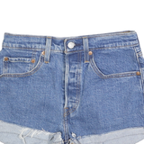 LEVI'S Womens Denim Blue Cut-Off Shorts XS W26 Classic Fit Casual Summer