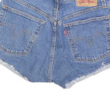 LEVI'S Womens Denim Blue Cut-Off Shorts XS W26 Classic Fit Casual Summer