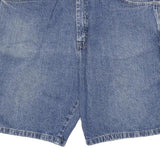 WRANGLER Mens Shorts Blue Denim Casual 2XL W36 Carpenter Style