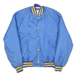 HOLLOWAY Mens Blue & Yellow Christian Life Academy Button Jacket XL Polyester