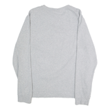 FILA Mens Grey Sweatshirt Crew Neck M Cotton Blend Pullover Logo Graphic