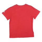 ADIDAS Womens Red W Athletics Graphic T-Shirt XL Short Sleeve Crew Neck Casual
