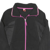 PUMA Womens Black & Pink Sportswear Jacket UK 12 Polyester Zip Casual Athletic