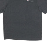 CHAMPION Mens Charcoal Grey Graphic T-Shirt XL Short Sleeve Crew Neck Logo