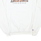 CHAMPION Mens White Indy United Lacrosse Crew Neck M Sport Sweatshirt