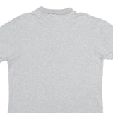 KANGOL Mens Grey Short Sleeve Plain Polo Shirt M British Casual Cotton