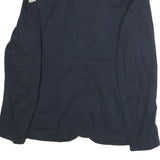 NAPAPIJRI Mens Navy Blue Jacket M Cotton Zip Military Casual Lightweight
