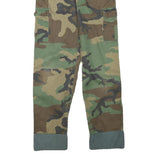 MFH Mens Cotton Blend Camouflage Regular Fit Straight Leg Trousers W24 L29