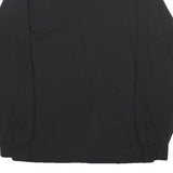 VANS Mens Black Long Sleeve Crew Neck T-Shirt S Cotton Blend Casual