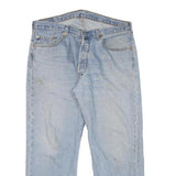 LEVI'S 501XX Mens Jeans Blue Regular Straight Denim Light W36 L28 Classic Button