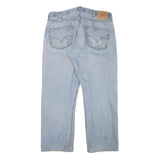 LEVI'S 501XX Mens Jeans Blue Regular Straight Denim Light W36 L28 Classic Button