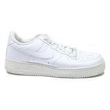 NIKE Air Force 1 Low Mens Trainers White Leather UK 8.5 Classic Retro Design
