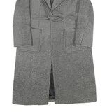 MAX&CO Womens Black Jacket UK 10 Wool Drawstring Classic Tailored Check