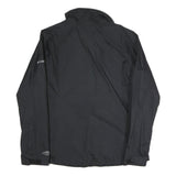COLUMBIA Womens Black Outdoor Jacket L Polyester Plain Zip Weatherproof
