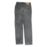 LEVI'S Mens Regular Fit Straight Denim Dark Grey W30 L32 Classic Cotton Zip