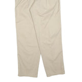 HERREN GLOBUS Mens Beige Cotton Blend Regular Fit Trousers W34 L32 Casual