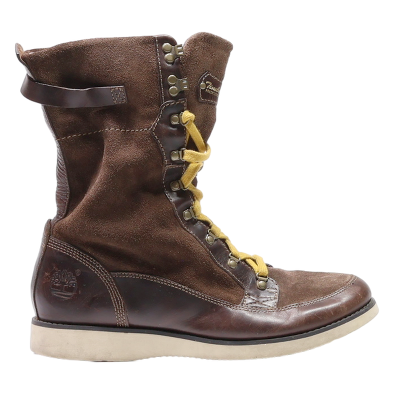 TIMBERLAND Lace-Up Boots Brown Synthetic Womens UK 6.5