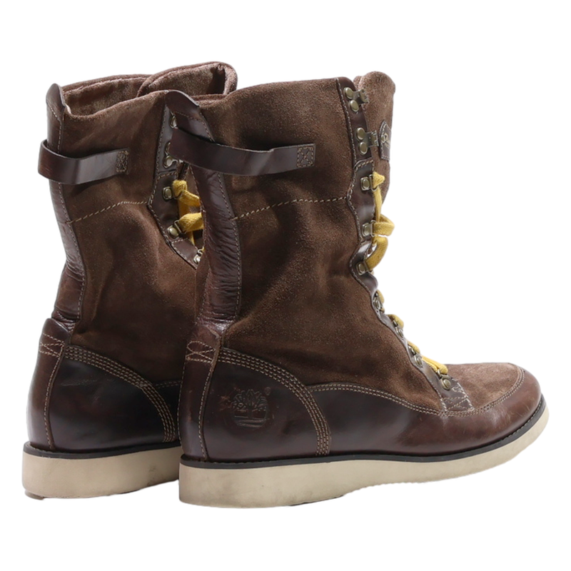 TIMBERLAND Lace-Up Boots Brown Synthetic Womens UK 6.5