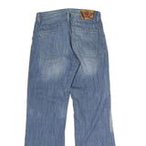JEANS Womens Blue Regular Straight Denim Medium W28 L28 Faded Casual Wear