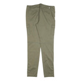 FLASHLIGHTS Womens Cotton Blend Slim Cargo Khaki Trousers W34 L34 Utility Casual
