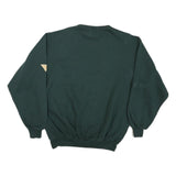 SDI Mens Green Crew Neck M Inglewood Embroidered Cotton Sweatshirt