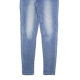 LEVI'S 721 Womens Slim Blue Denim Light W27 L30 Slim Fit Zip Jeans