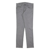 LEVI'S 511 Slim Mens Jeans Grey Slim Skinny Denim W31 L32 Slim Fit Zip Fly