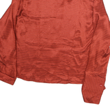 FASHION BUG Womens Red Check Shirt M Button Up Long Sleeve Shirt