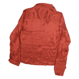 FASHION BUG Womens Red Check Shirt M Button Up Long Sleeve Shirt