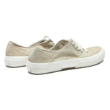 LAUREN RALPH LAUREN Womens Low Top Trainers Beige Suede UK 6 Casual Footwear