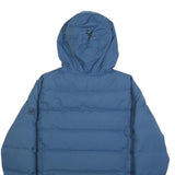 JACK WOLFSKIN Mens Blue Jacket S Polyamide Puffer Warm Hooded Winter Outdoor