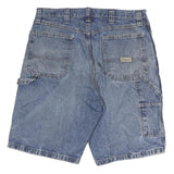 WRANGLER Mens Denim Blue Casual Shorts L W34 Cotton Workwear