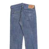 LEVI'S 501 Mens Jeans Blue Regular Straight Denim Medium W32 L30 Classic Fit