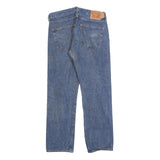 LEVI'S 501 Mens Jeans Blue Regular Straight Denim Medium W32 L30 Classic Fit
