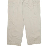 WRANGLER Mens Beige Regular Fit Cargo Trousers W34 L30 Cotton Zip Closure