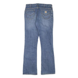 CARHARTT Womens Regular Fit Blue Denim Bootcut Jeans Cotton Blend W31 L32